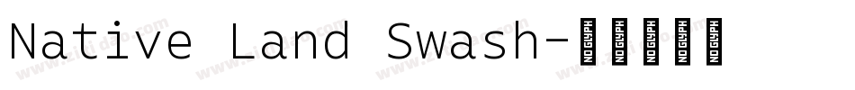 Native Land Swash字体转换